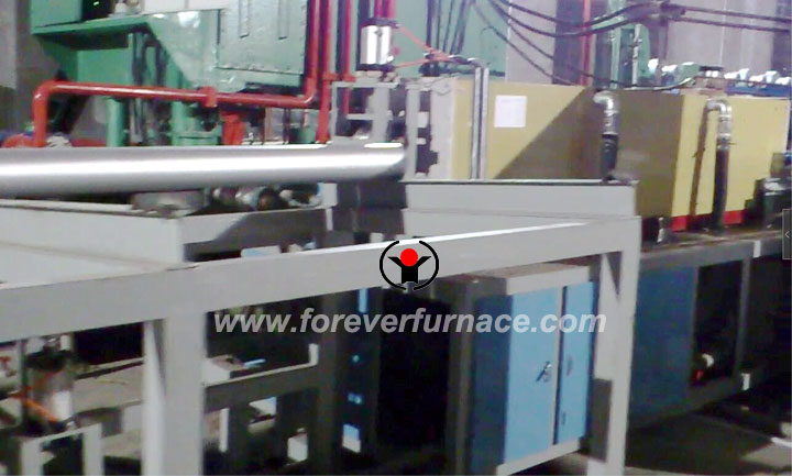 Induction heating furnace with a diameter of 120 aluminum rod