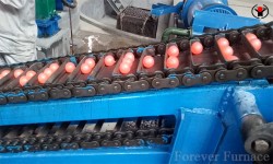 Steel ball rolling production line