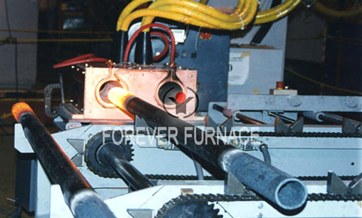 Local induction heating furnace