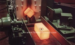 Steel billet heat treatment production line