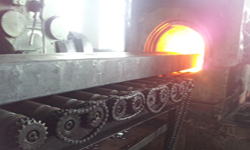 Heating furnace on rolling line