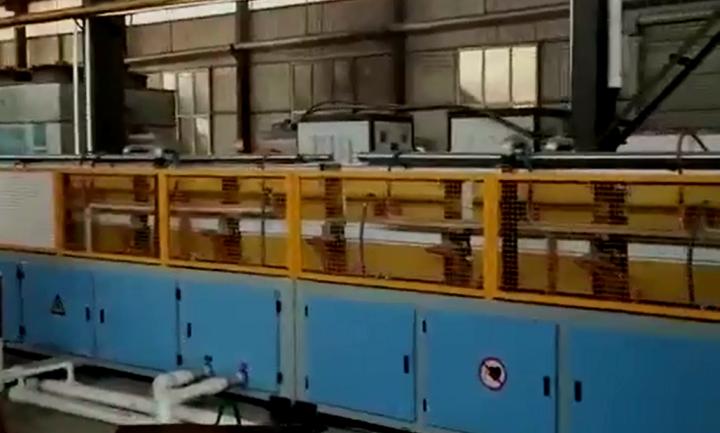 Deformed steel bar hot rolling production line