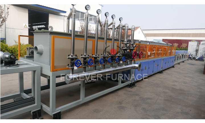 The screw bar heat treatment furnace considers the users in many respects !