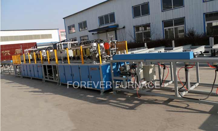 Round bar heat treatment hardening and tempering equipment