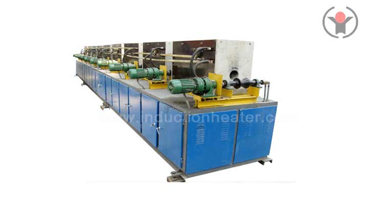 Round steel hardening and tempering furnace