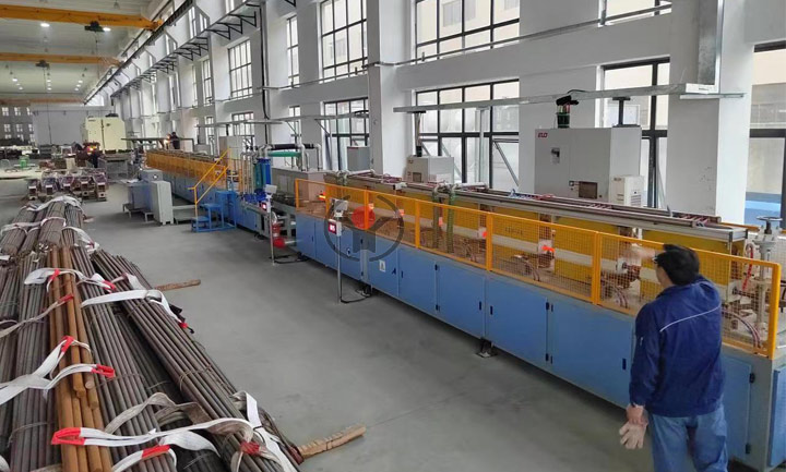 Steel bar hardening and tempering heat treatment furnace