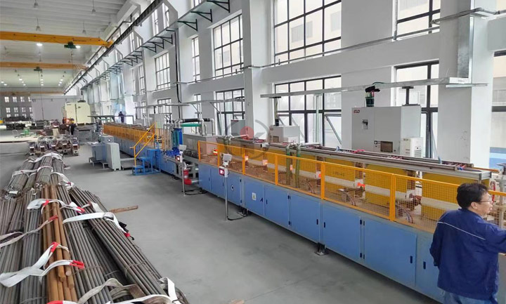 Configuration of Steel Bar Huenching and Tempering Production Line