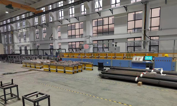 Characteristics of round steel bar quenching and tempering production line