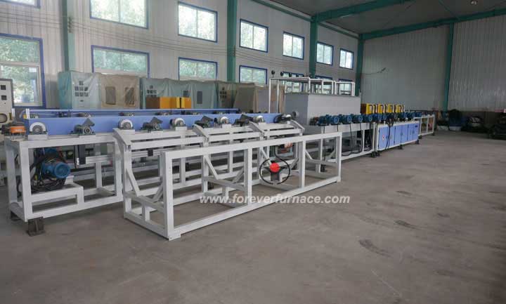 Steel bar induction hardening furnace