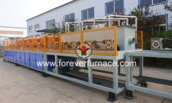 Steel bar heat treatment machine