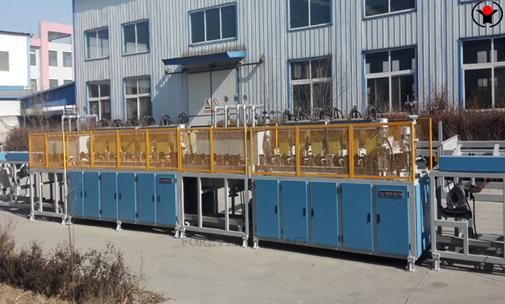 Long bar hardening and tempering production line