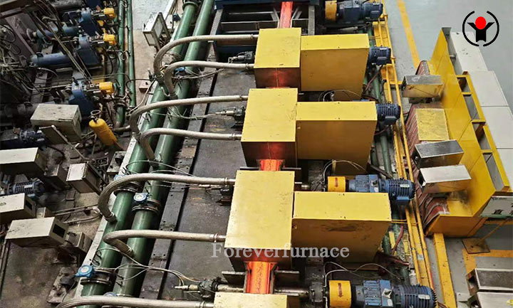 Forever induction heating steel billet production line