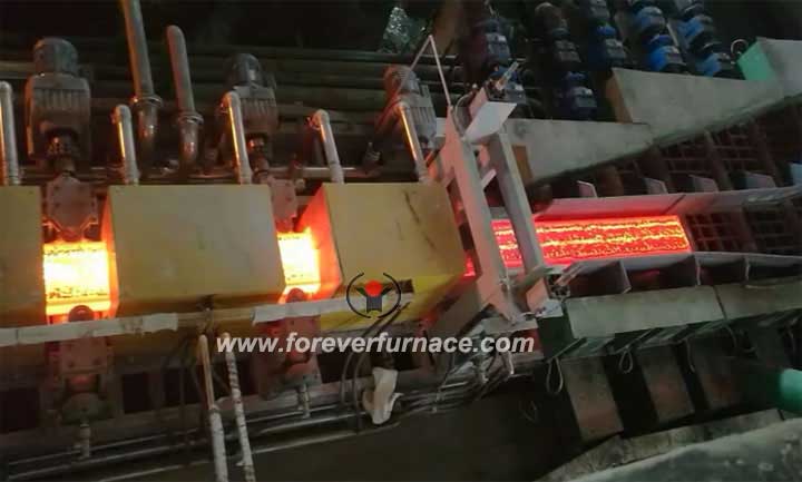 Billet induction heating furnace