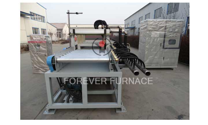 Steel plate sheet induction hardening and tempering equipment